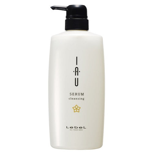 Lebel - IAU SERUM Cleansing Shampoo + Cream Treatment 抗毛躁順直洗髮水 600ml