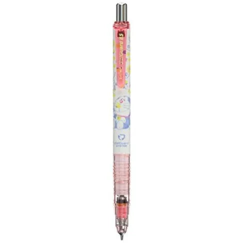 哆啦A夢 日製 自動鉛筆 自動筆 0.5mm DelGuard (粉黃 花朵)