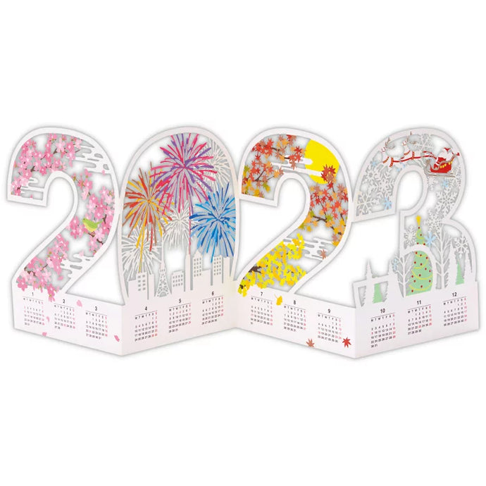 日本2023立體月曆賀卡