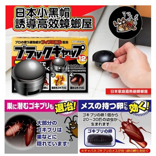 日本Earth 地球製藥 藥餌曱甴蟑螂屋 12個裝